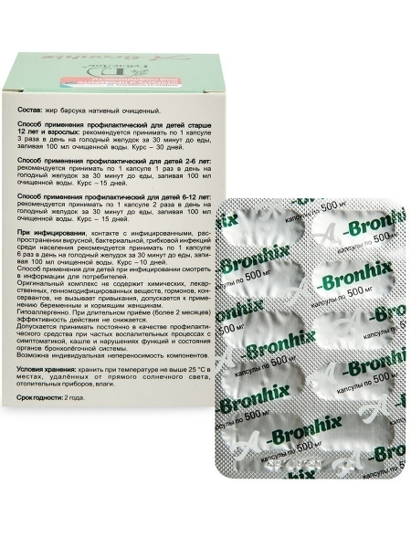 A-Bronhix при нарушении функций бронхолёгочной системы